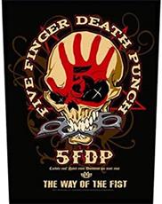 Five Finger Death Punch - The Way of the Fist - Back Patch : Affiliate Product | CFF Radio