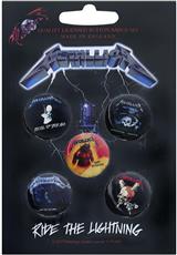 Metallica - Ride The Lightning (Pins) : Affiliate Product | CFF Radio
