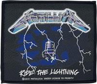 Metallica Men's Ride The Lightning Woven Patch Multi : Affiliate Product | CFF Radio