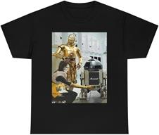 Ace Frehley plugging into Droid amp T-Shirt Vintage Gift for Men Women Funny Tee : Affiliate Product | CFF Radio