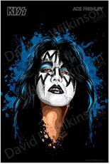 The Wilkinson Gallery KISS Ace Frehley Large Format Art Giclee - Vintage Design : Affiliate Product | CFF Radio