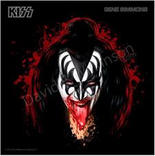 Gene Simmons of KISS [Vintage Version] Art Giclee' by David E. Wilkinson : Affiliate Product | CFF Radio