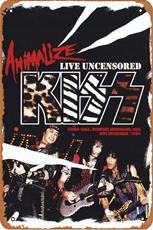 Kiss: Animalize Live Uncensored Film Movie Funny Novelty Metal Retro Wall Decor For Home Gate Garden Bars Restaurants Cafes Office Store Pubs Club Gift for Home Coffee Wall Decor 8x12 Inch : Affiliate Product | CFF Radio