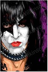 The Wilkinson Gallery KISS Paul Stanley Large Format Art Giclee - Modern Design : Affiliate Product | CFF Radio