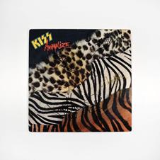 Kiss Group Band Animalize Vinyl Record LP Signed Autographed Authentic 'GA' COA : Affiliate Product | CFF Radio