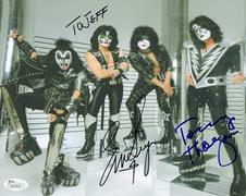 ERIC SINGER+TOMMY THAYER AUTOGRAPHED 8x10 PHOTO+JSA KISS TO JEFF : Affiliate Product | CFF Radio