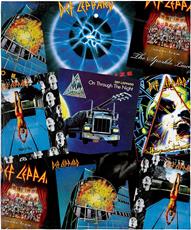 Def Leppard - INTIMO Blanket Album Collage Hysteria Adrenalize High n' Dry Music Fleece Throw Blanket 48