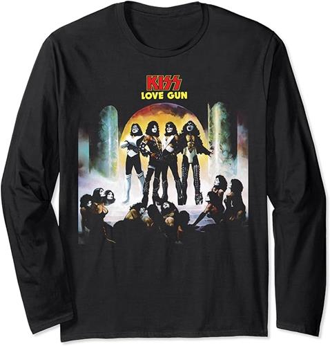 KISS - 1977 Love Gun Long Sleeve T-Shirt : Amazon Product Link | CFF Radio
