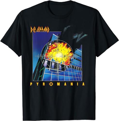 Def Leppard - Pyromania T-Shirt : Amazon Product Link | CFF Radio