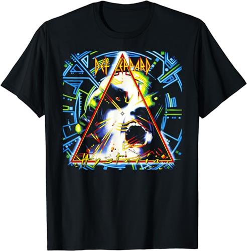 Def Leppard - Hysteria Album Short Sleeve T-Shirt : Amazon Product Link | CFF Radio