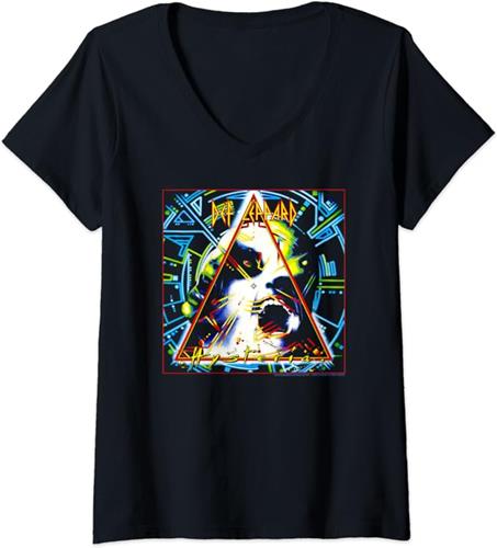 Def Leppard - Hysteria V-Neck T-Shirt : Amazon Product Link | CFF Radio