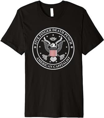 Five Finger Death Punch - American Capitalist Premium T-Shirt : Amazon Product Link | CFF Radio