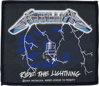 Metallica Men's Ride The Lightning Woven Patch Multi : Amazon Product Link | CFF Radio