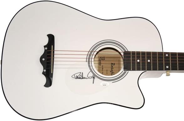 PAUL STANLEY SIGNED AUTOGRAPH FULL SIZE ACOUSTIC GUITAR W/ JAMES SPENCE AUTHENTICATION JSA COA : Amazon Product Link | CFF Radio