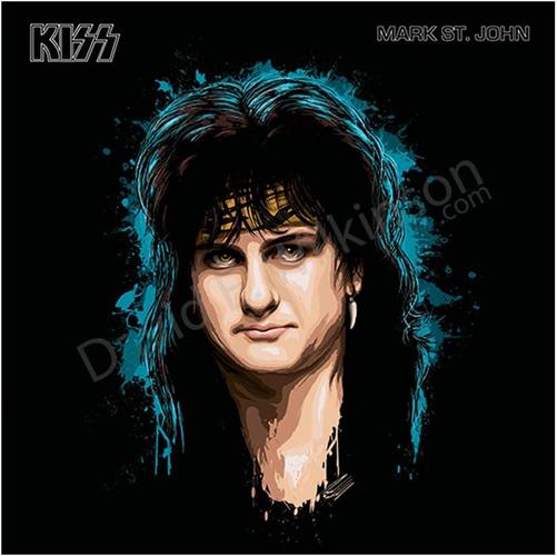 Mark St. John of KISS Art Giclee' by David E. Wilkinson : Amazon Product Link | CFF Radio