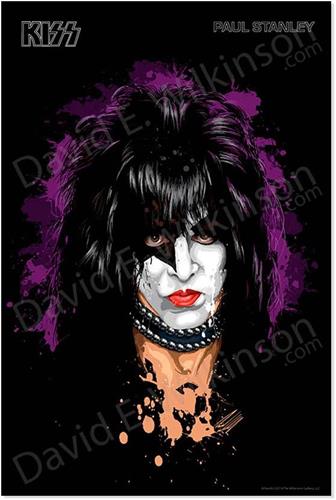 The Wilkinson Gallery KISS Paul Stanley Large Format Art Giclee - Vintage Design : Amazon Product Link | CFF Radio