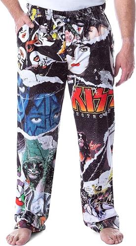 KISS Men's Rock Band Magazine Rip Photo Art Adult Loungewear Pajama Pants : Amazon Product Link | CFF Radio