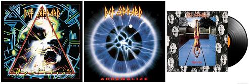 Def Leppard - Collection - Hysteria - Adrenalize - High 'N' Dry Set  - Vinyl LP : Amazon Product Link | CFF Radio