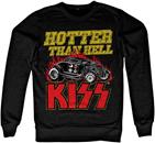KISS Officially Licensed Hotter Than Hell Sweatshirt (Black) : Amazon Product Link | CFF Radio